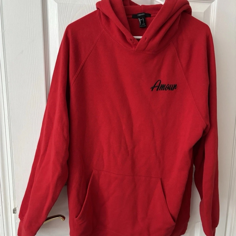 Forever 21 Red Women's Hoodie
